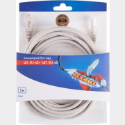 Патч-корд витая пара REXANT U/UTP 5e RJ45-RJ45 5 м серый (06-3204)