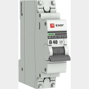Автоматический выключатель EKF PROxima ВА 47-63 1Р 40А B 4,5кА кА (mcb4763-1-40B-pro)