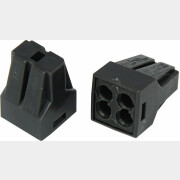 Клемма REXANT СМК 773-304 с пастой 4 контактные группы 5 штук серая (06-0207-A5)