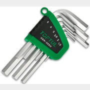 Набор ключей шестигранных 1,5-10 мм 9 предметов коротких TOPTUL (GSN-09SH)