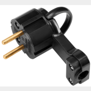 Вилка электрическая угловая 6 А 250 В BYLECTRICA (В6-060ч)