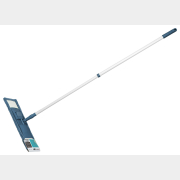 Швабра для пола PERFECTO LINEA с насадкой из микрофибры темно-синяя (43-392023)