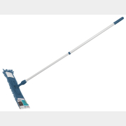 Швабра для пола PERFECTO LINEA с насадкой из шенилла темно-синяя (43-401023)