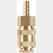 Фитинг пневматический елочка 8 мм-быстросъем МАМА ECO латунь (AB-F/E08)