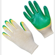 Перчатки хлопчатобумажные с латексным покрытием ВОЛАТ размер 8 10 пар (65101-08)