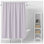 Штора для ванной комнаты 180х180 с кольцами PERFECTO LINEA Secret розы (36-118108)