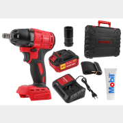 Гайковерт аккумуляторный ударный WORTEX CWR 0318 XLT SET (0329229)
