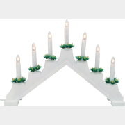 Фигура с подсветкой UNIEL UDL-L7101-007/SWA/WW WHITE BRIDGE Новогодняя горка 7 свечек