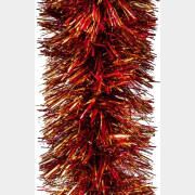 Мишура новогодняя МОРОЗКО Принцесса 12,5х200 см золото/красный (М0502)