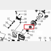 Звездочка 0,325" в сборе для бензопил ECO 4500, 5200 (CSP-S5200-117)