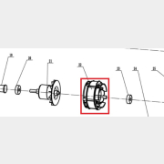 Статор для гайковерта BULL SC 1804 (YN-490-22+28+30)