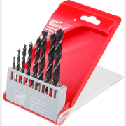 Набор сверл по дереву 3-10 мм 8 штук WORTEX (WDBS3010W10811)