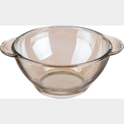 Салатник стеклянный с ручками PERFECTO LINEA Amber (22-450100)