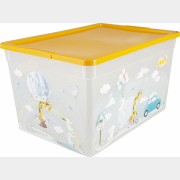 Коробка для хранения вещей пластиковая ПОЛИМЕРБЫТ Giraffix 16 л (4371773)