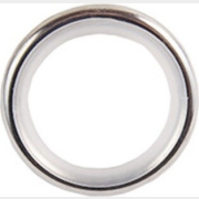 Кольцо для штор бесшумное LM DECOR 19 мм хром 10 штук