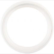 Кольцо для штор бесшумное LM DECOR 25 мм белый глянец 10 штук