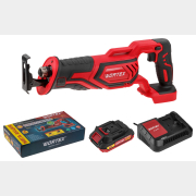 Пила сабельная аккумуляторная WORTEX CSR 1118 E XLT SET (0329282)