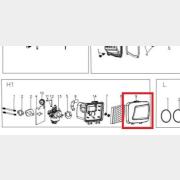 Крышка корпуса фильтра воздушного для газонокосилки GUNTER LMB-420, 480SV (Y7860000000)