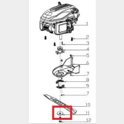 Шайба ножа для газонокосилки GUNTER LMB (G3520000000)