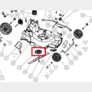 Крепление (держатель) ножа для газонокосилки WORTEX CLM3836 (SC8A110-J-19)