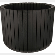 Кашпо для цветов IDEA Шато 29 л коричневый ротанг (М3040)