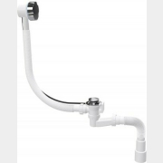Сифон для ванны выпуск 73 мм гибкая труба 1 1/2" - 40/50 мм AV ENGINEERING (AVE129732)