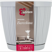 Горшок для цветов INGREEN Barcelona 1,8 л утренний туман (IG623010025)