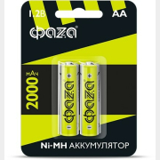 Аккумулятор АА Ni-MH ФАZА 2000 мАч 1,2В 2 штуки (5002975)