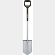 Лопата штыковая FISKARS Xact телескопическая закругленная (1066732)