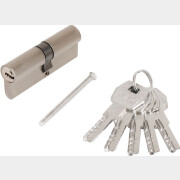 Сердцевина замка (евроцилиндр) СТАНДАРТ MAX 80-5K SN матовый никель (14790)