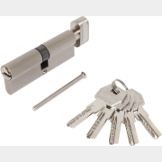 Сердцевина замка (евроцилиндр) с вертушкой СТАНДАРТ MAX 90-5K SN матовый никель (14799)