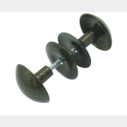 Ручка дверная кнопка STARFIX полированная бронза (SMP-50655-1)