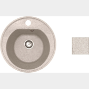 Мойка из искусственного камня AV ENGINEERING Richi гранит (AV510510RGTA)