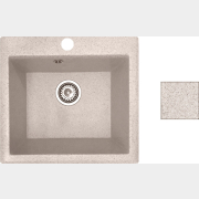 Мойка из искусственного камня AV ENGINEERING Solo гранит (AV500460SGTA)