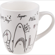 Кружка керамическая PERFECTO LINEA Funny Animals-4 360 мл (30-063224)