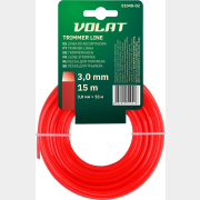 Леска для триммера d 3,0 мм х 15 м сечение квадрат ВОЛАТ (51040-02)