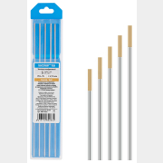 Электрод вольфрамовый для TIG сварки 2 мм SOLARIS WL-15 золотой 5 штук (WM-4523)