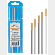 Электрод вольфрамовый для TIG сварки 3,2 мм SOLARIS WL-15 золотой 5 штук (WM-4526)