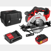 Пила циркулярная аккумуляторная WORTEX CCS 1816-1 XLT SET (0329349)