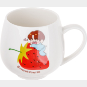 Кружка керамическая PERFECTO LINEA Sweet fruits клубника 350 мл (17-301114)
