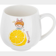 Кружка керамическая PERFECTO LINEA Sweet fruits лимон 350 мл (17-301111)