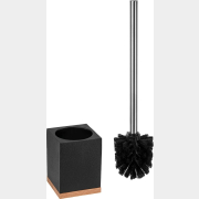 Ершик для унитаза PERFECTO LINEA Wood Bliss черный (35-720104)