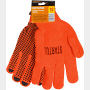 Перчатки утепленные акриловые с ПВХ-точечным покрытием STARTUL размер 10 (ST7109-10)