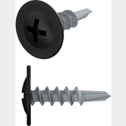 Саморез с прессшайбой 4.2х19 мм цинк со сверлом RAL 9005 STARFIX 1000 штук (SMC3-50908-1000)