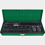 Набор головок ударных 1/2" 6 граней 18 предметов TOPTUL (GCAD1807)