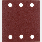 Шлифлист 100х110 мм Р80 WORTEX для дерева самосцепляющийся 5 штук (1334430)