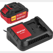 Комплект аккумулятор 18В 4Ач и зарядное устройство WORTEX XLT SET (1329412)