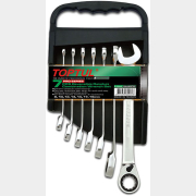 Набор ключей комбинированных с трещоткой 10-19 мм PRO SERIES TOPTUL (GAAM0709)