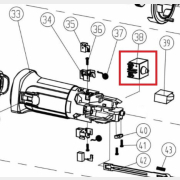 Выключатель для болгарки WORTEX AG1207-6 (AG5030V-38)