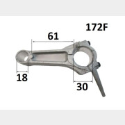 Шатун 172F для генератора ECO PE-7000RSI (13010-17201-00)